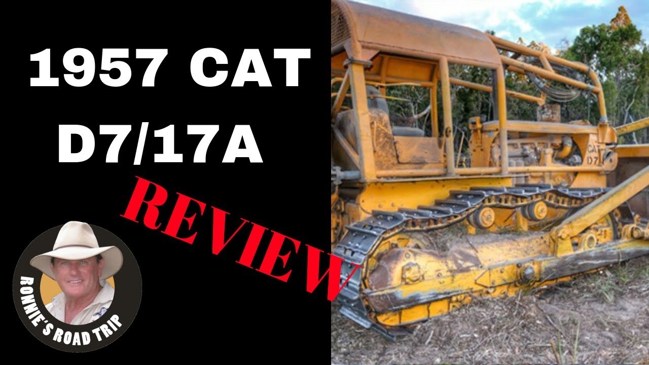 BULLDOZER Review: CAT D7 Cable Blade 17A (Caterpillar Dozer)