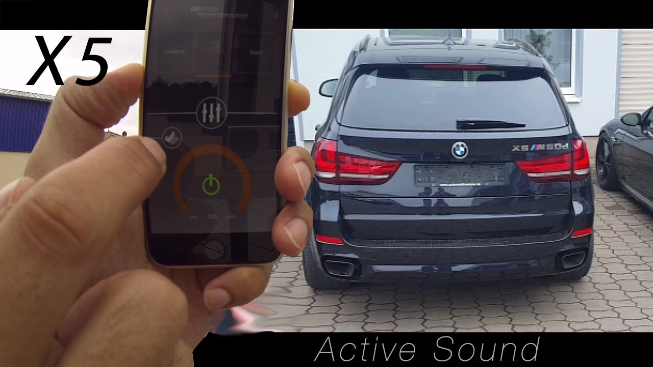 Active Sound von insidePerformance für BMW X5 (F15) und BMW X6 (F16) - z.B. M50d - Soundbooster