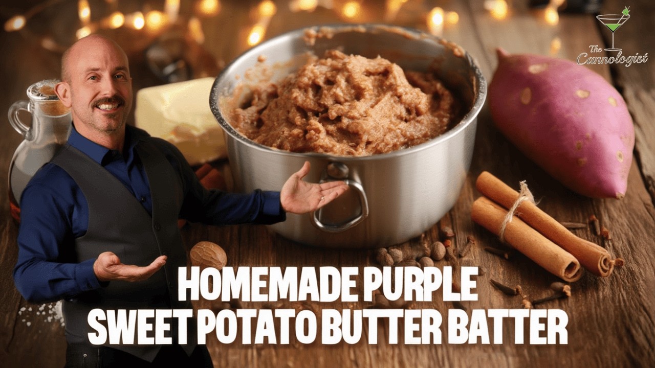 Homemade Purple Sweet Potato Butter Batter