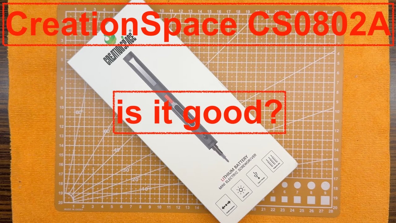 Обзор CreationSpace CS0802A: Мощная прецизионная отвертка для ремонта электроники E0121