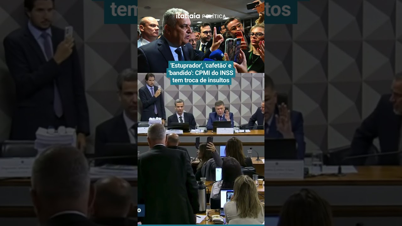FINAL DA CPMI DO INSS &Eacute; MARCADA POR INSULTOS ENTRE PARLAMENTARES