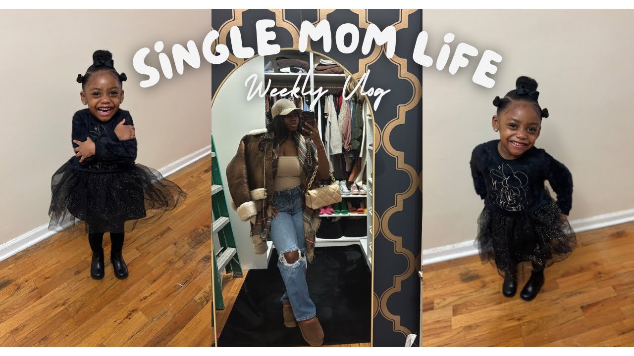 Single Mom Vlog | Hot Cocoa w/ Mina | Hair apt | Wax Apt | Amina'a xmas show | Fashion Nova Haul