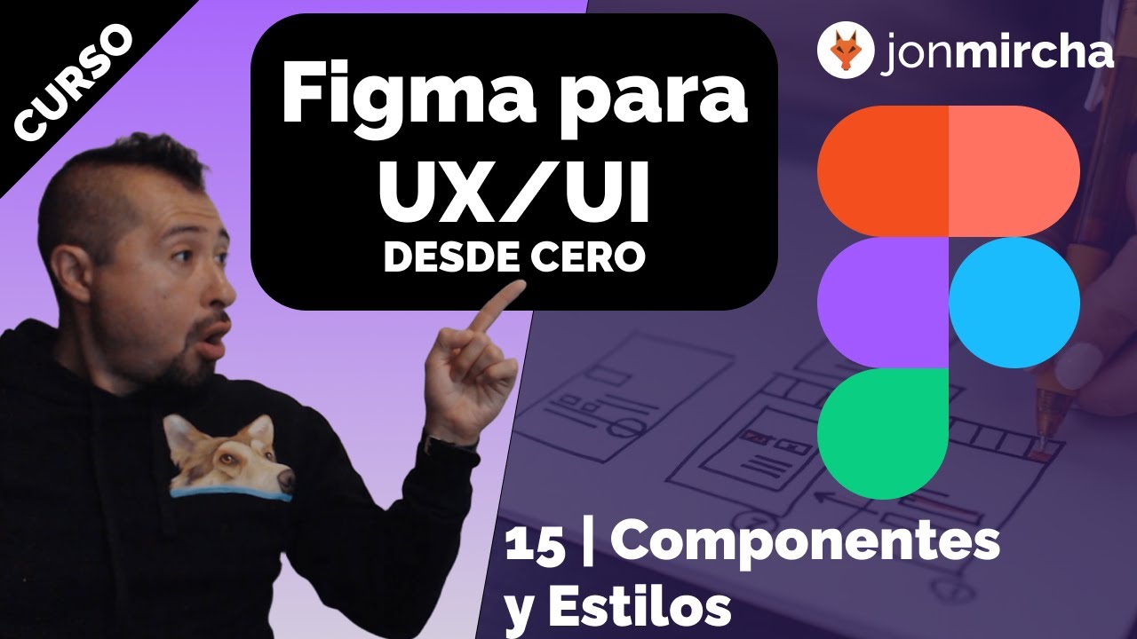 Figma para UX/UI: 15. Introducción a los Componentes y Estilos - jonmircha