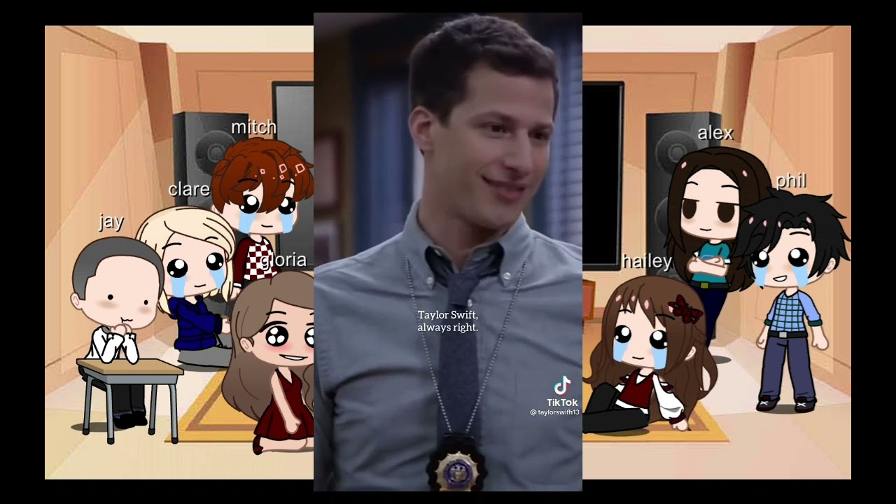 modern family react to luke future as jake (brooklyn 99)