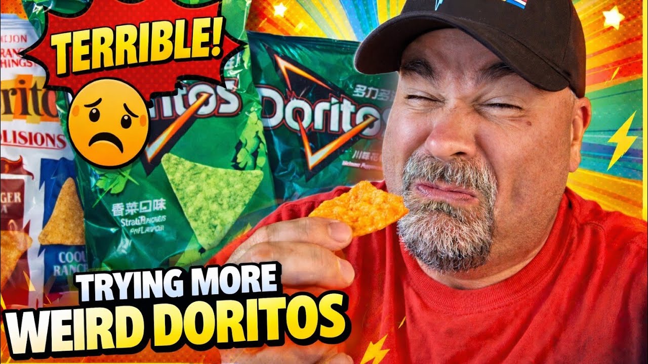 Ещё один странный тест вкуса чипсов Doritos