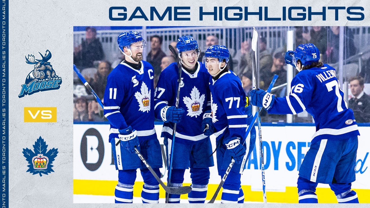 Toronto Marlies vs. Manitoba Moose | Game Highlights | March 25, 2026