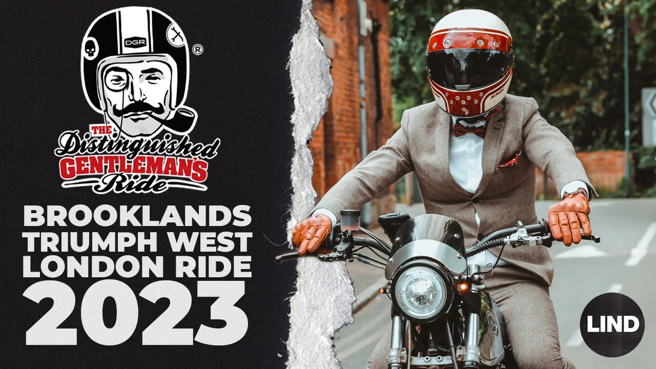 The Distinguished Gentleman's Ride  |  Brooklands Triumph West London Ride 2023