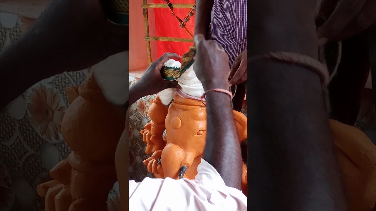 Vinayagar santhanakappu alangaram