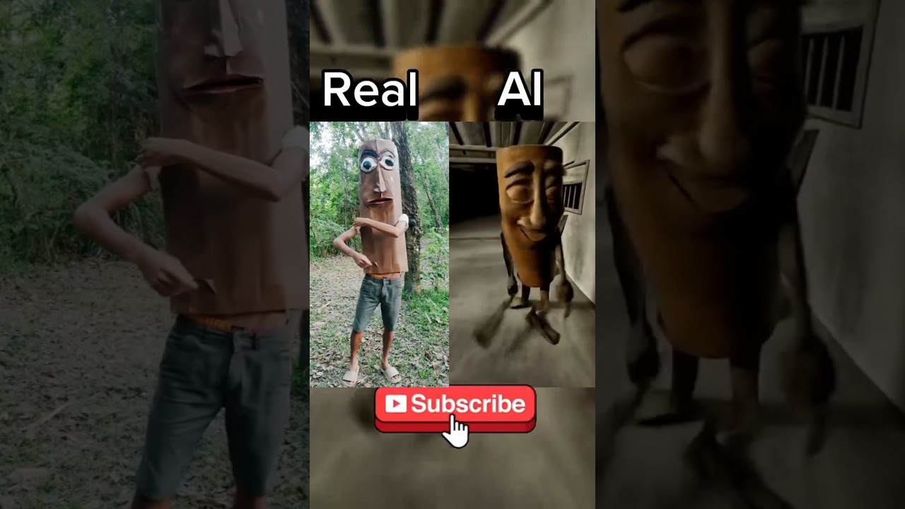 Tum tum tum Sahur in real life and AI  👍💀 #tumtumsahur #ai #frerfire #shorts #tani #ratigupta
