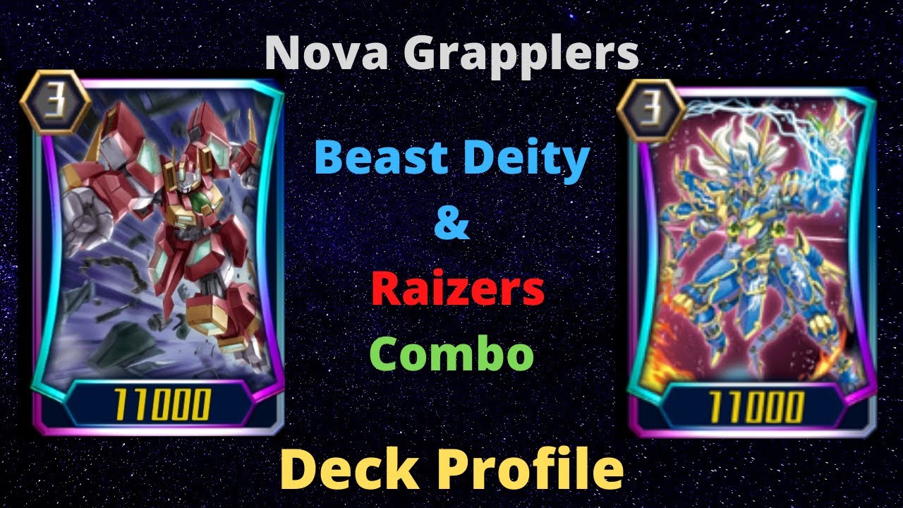 My Nova Grappler's Beast Deity and Raizers Deck Profile! | Vanguard Zero (Eng)