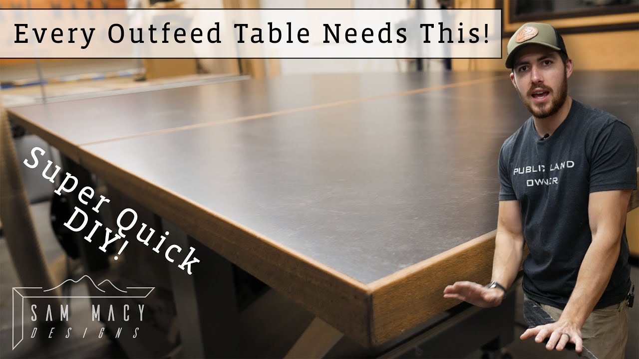 The Best Outfeed Table Trick!