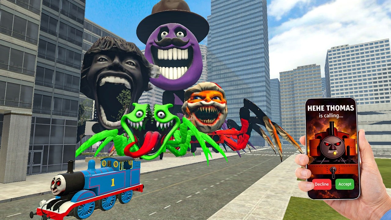 FIND THE THOMAS SHIP BEING CHASED BY THE NIGHTMARE CHOOCHOO CHARLES FAMILY in Garry's Mod!
