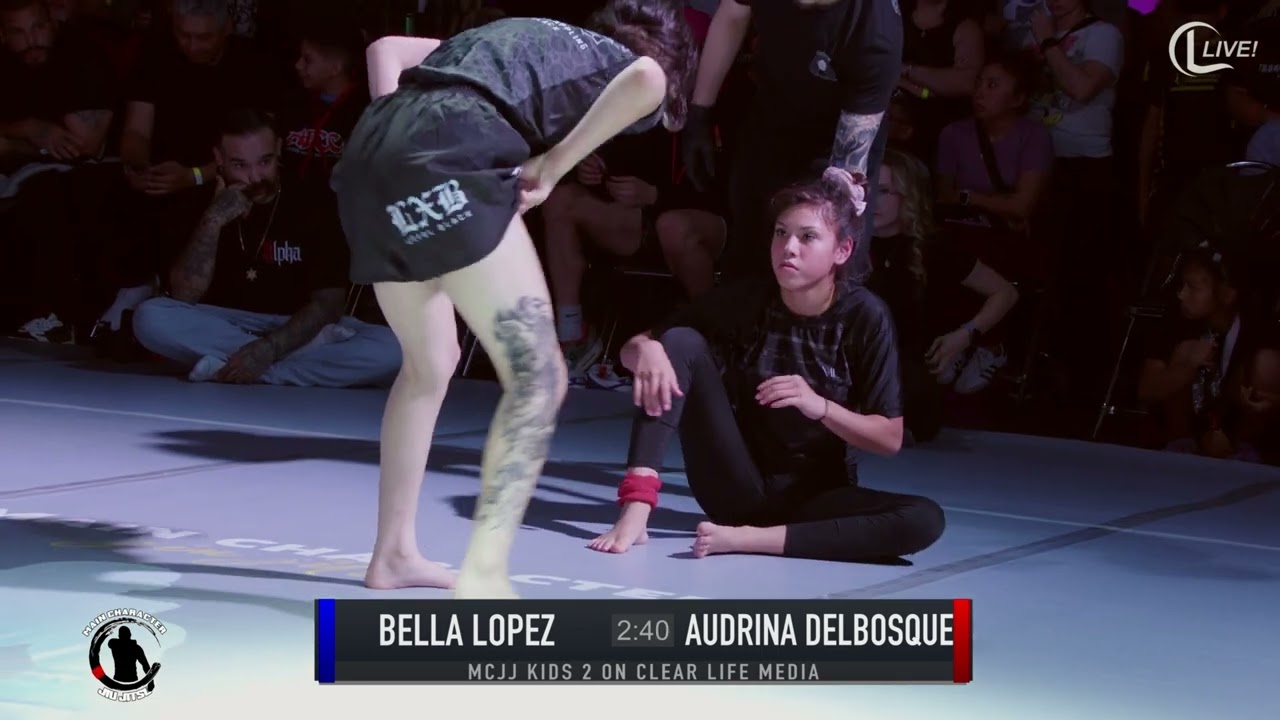 Main Character Jiu Jitsu Kids 2 Bella Lopez vs Audrina Delbosque #bjj #combatsport