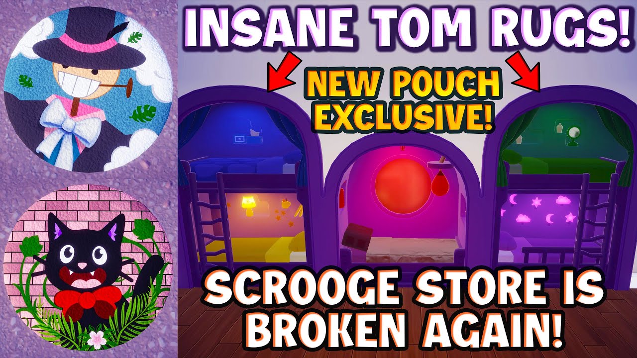 Craziest Touch Of Magic Rugs in Disney Dreamlight Valley! Furniture Pouch Exclusive Items are BACK!
