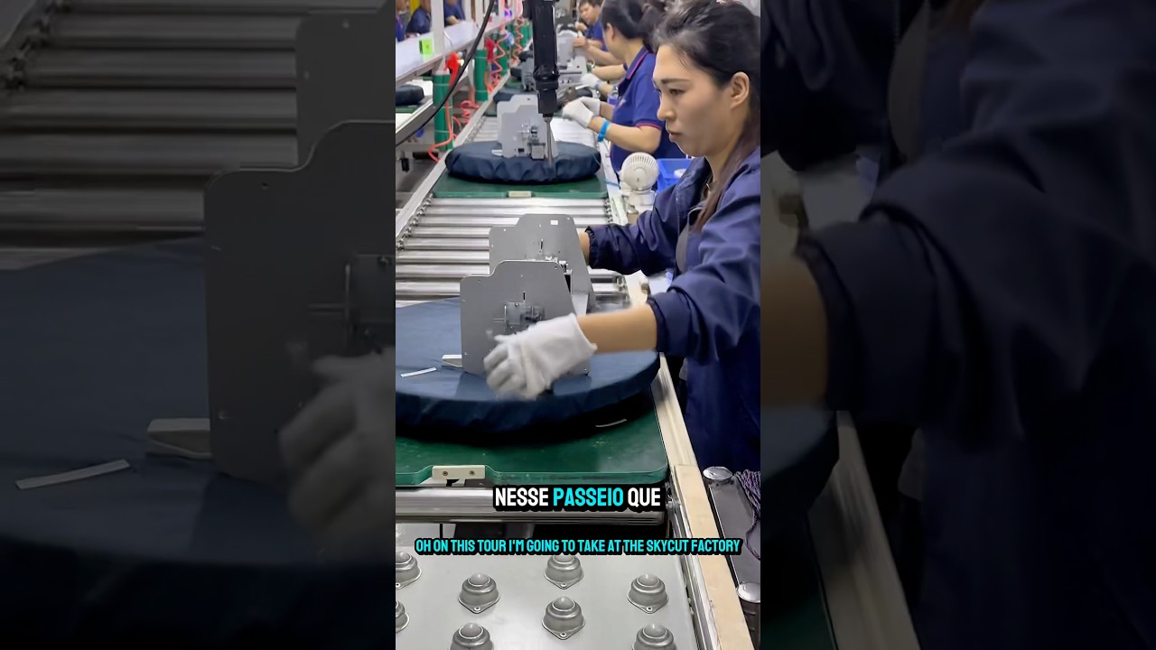 Fui na F&aacute;brica da Bannerjet na China