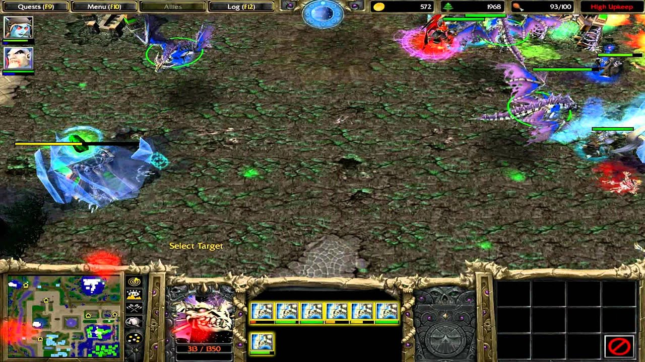 Warcraft 3 - TFT - 3.5 - Scourge Campaign; Legacy of the Damned - Dreadlord's Fall