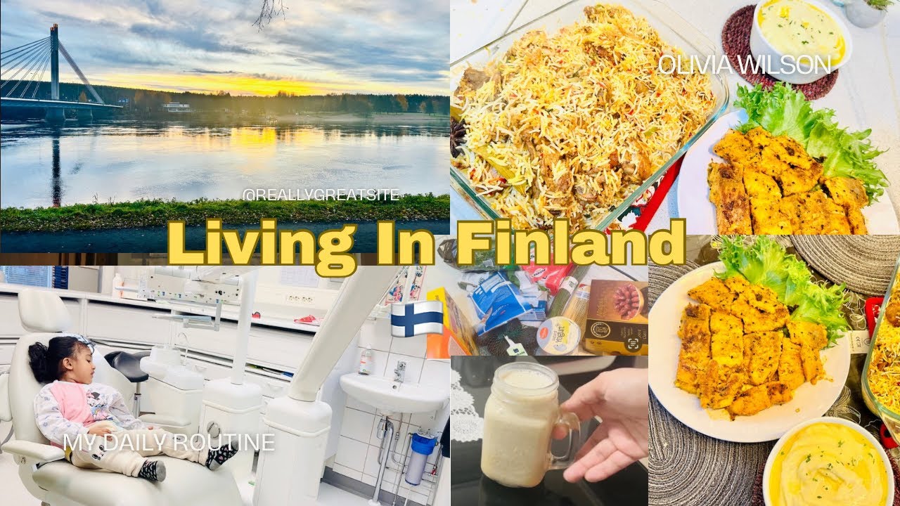 Hania’s First Dental Check up In Finland 🇫🇮| Rainy 🌧️ Day | Whole Day Routine | Grocery | Cooking