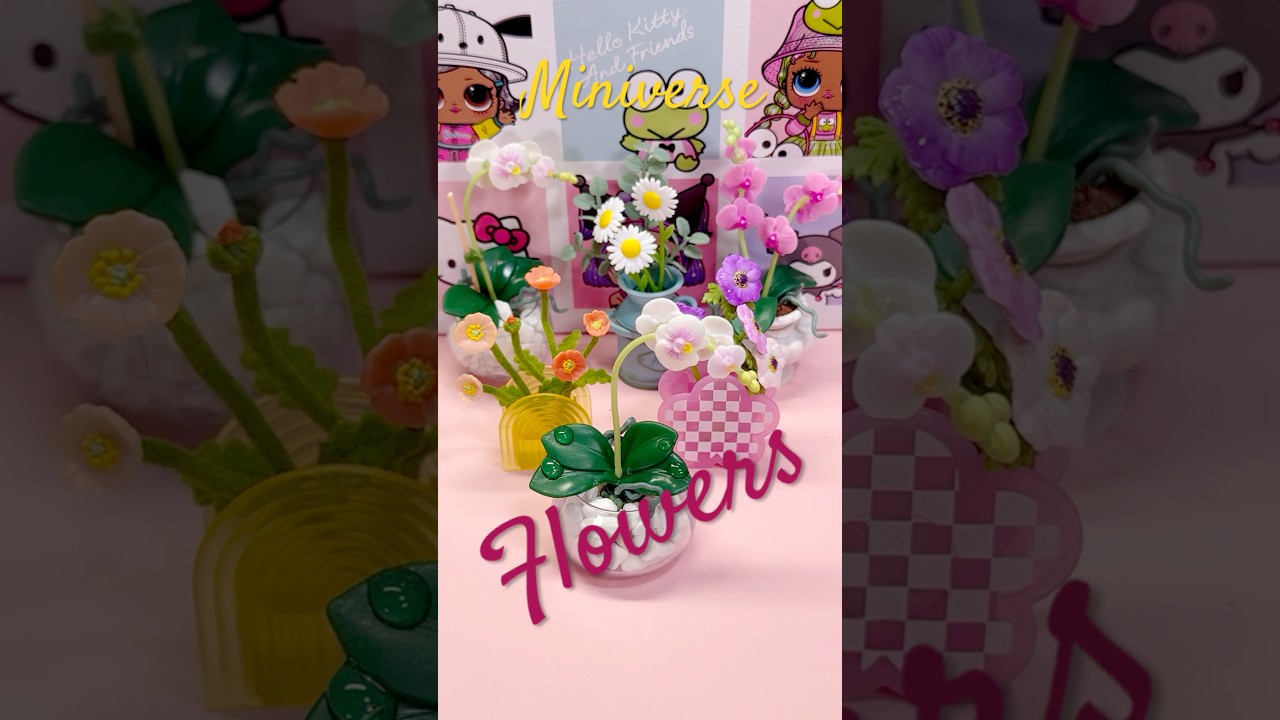 MINI Flowers!! 🩷🧡🩵 #shorts #miniverse #minis #flowers