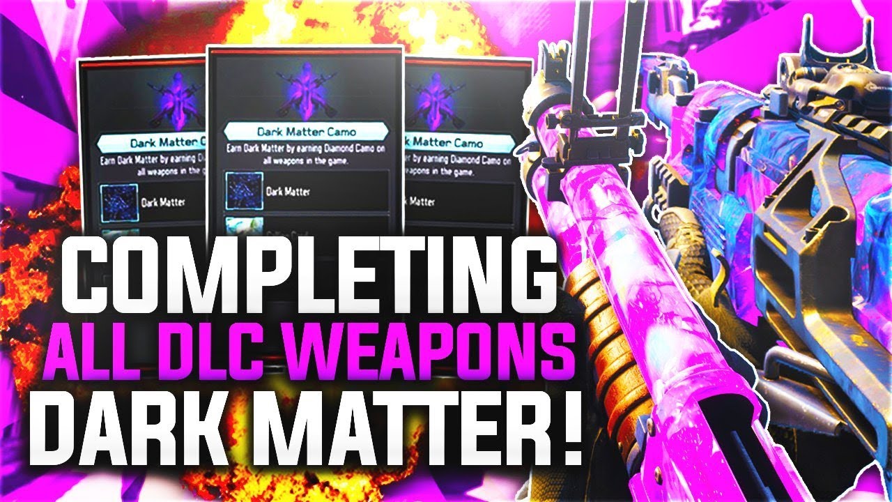 UNLOCKING ALL DLC WEAPONS DARK MATTER IN BO3