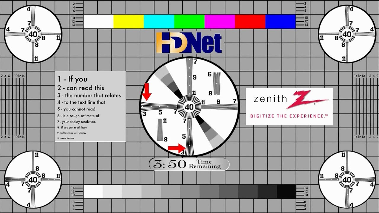 Online Full HD Monitor Test [ Professional Pattern ] - HD 1080p