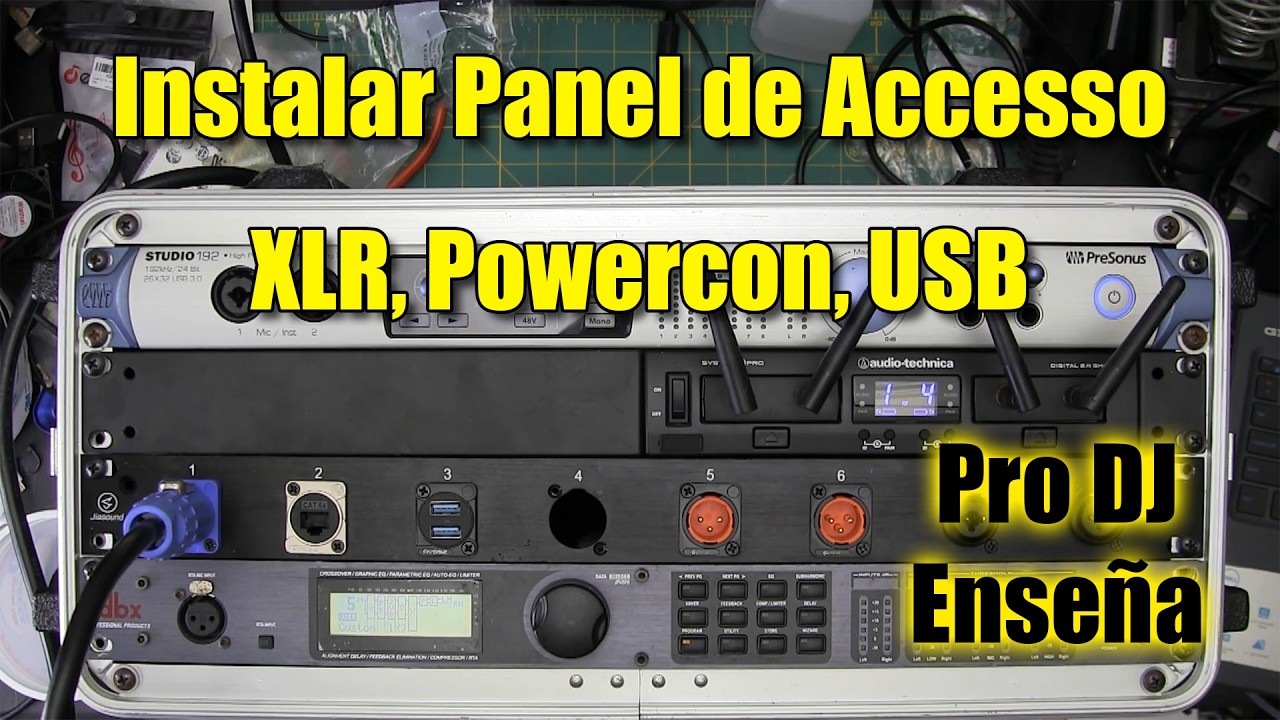 Pro DJ Rack Para Ceremonias | Instalacion De Panel De Entradas