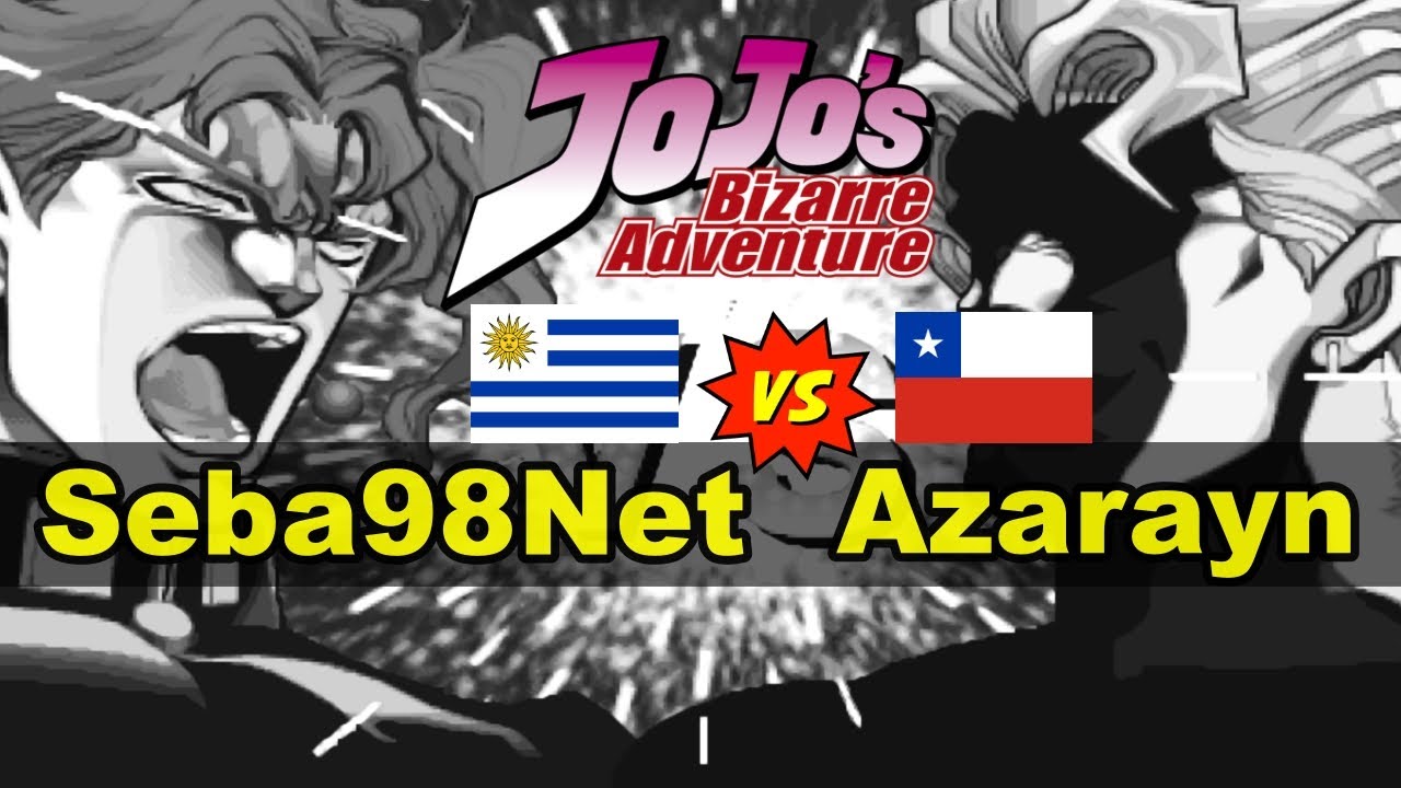 JOJOBAN: Seba98Net (URY) 🆚 Azarayn (CHL)│JoJo's Bizarre Adventure HFTF│Fightcade