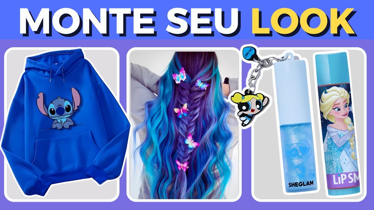 MONTE SEU LOOK AZUL 💙💙 DESAFIO FASHION