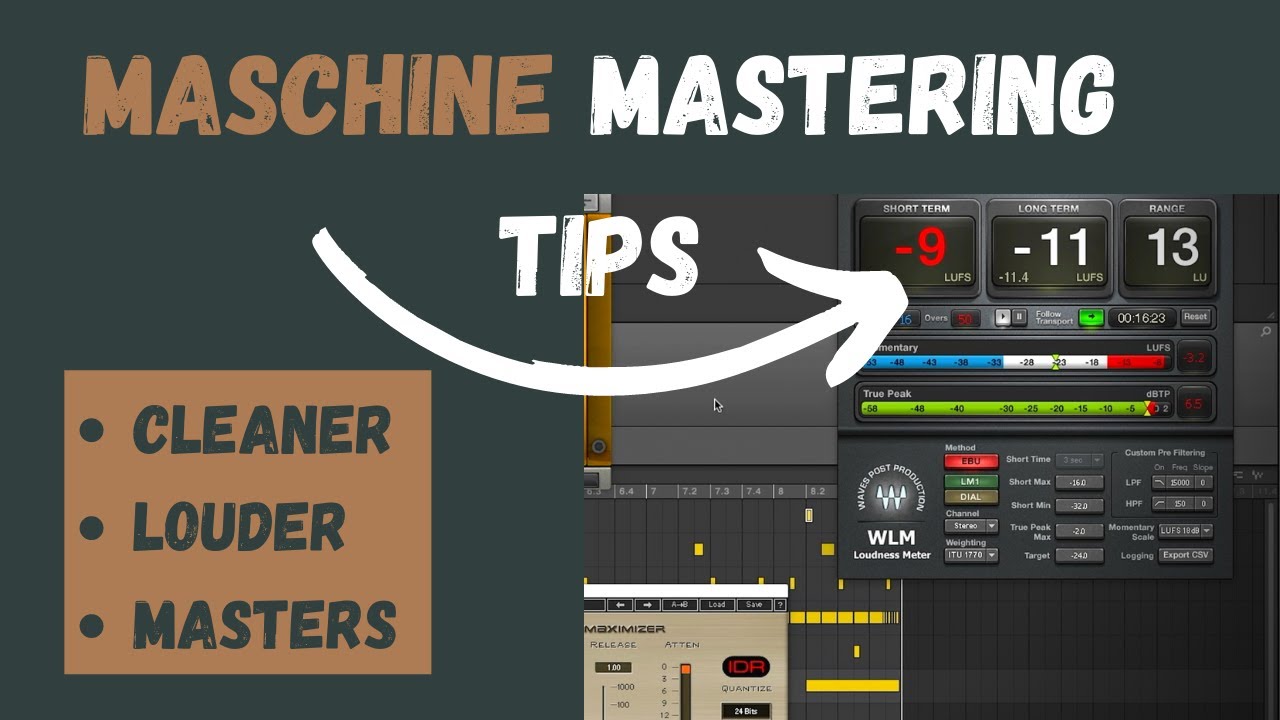 ✅ MASCHINE Mastering: How to Achieve Louder, Cleaner Tracks
