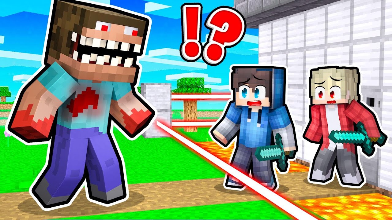 Obří Evil STEVE ÚTOČÍ na ZABEZPEČENÝ Dům v Minecraftu