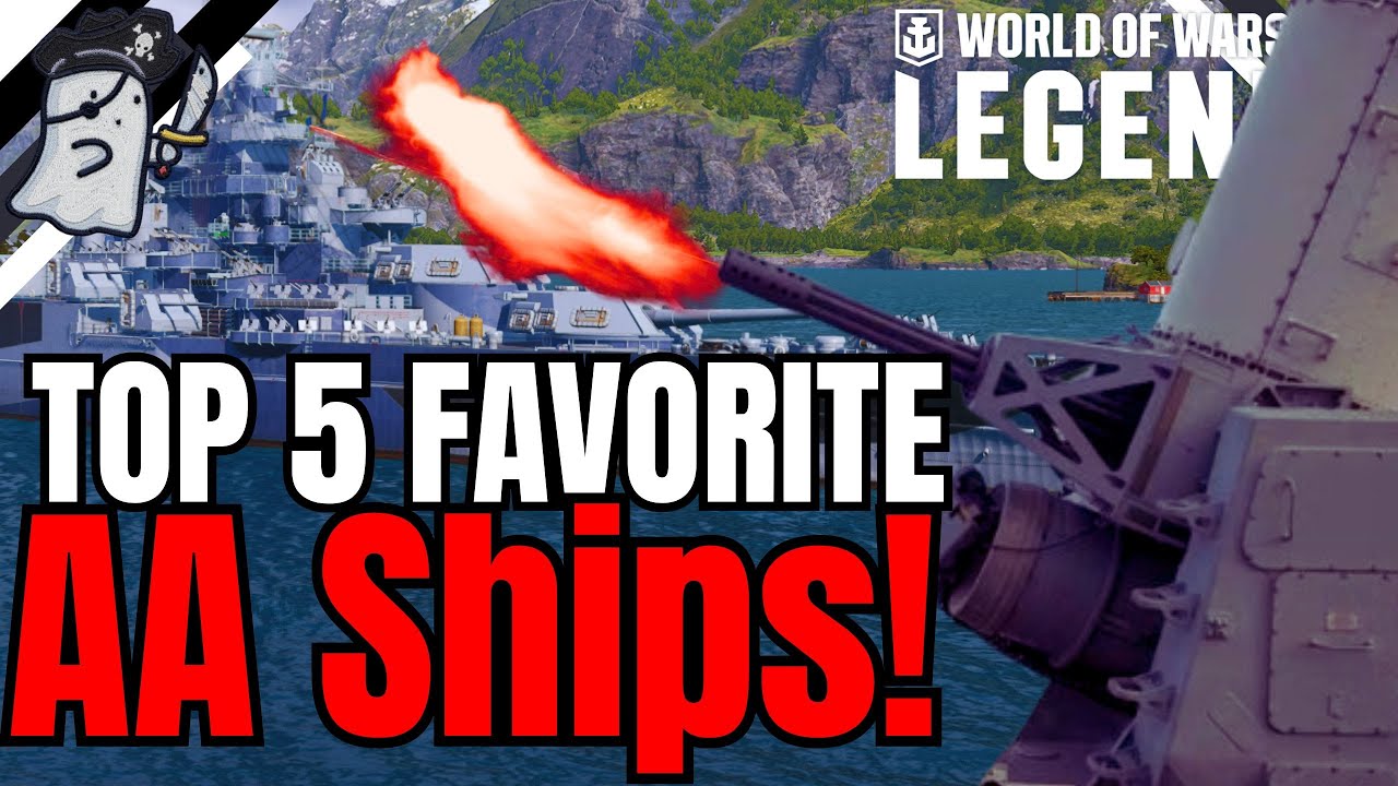 MY TOP 5 Favorite AA Ships in World of Warships: Legends!