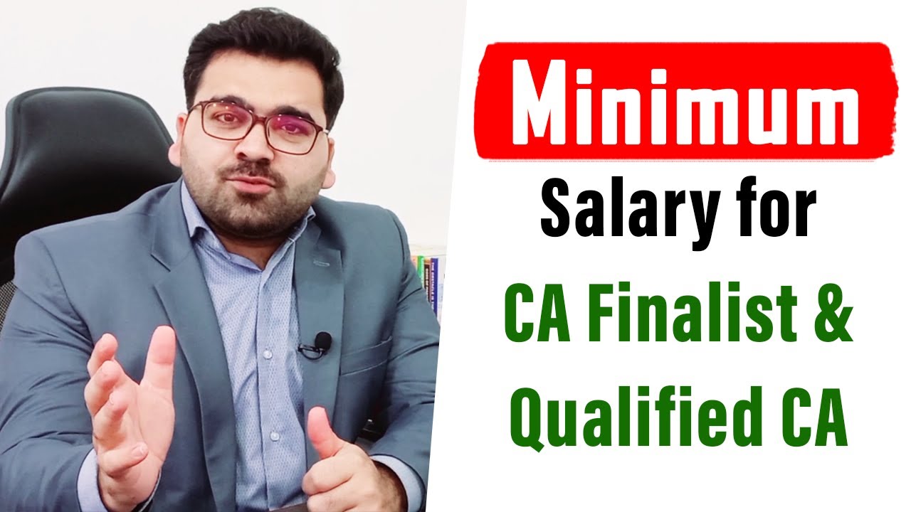 Minimum CA Salary For CA Finalist & Qualified Recently Observed | New Updates : CA Legacy