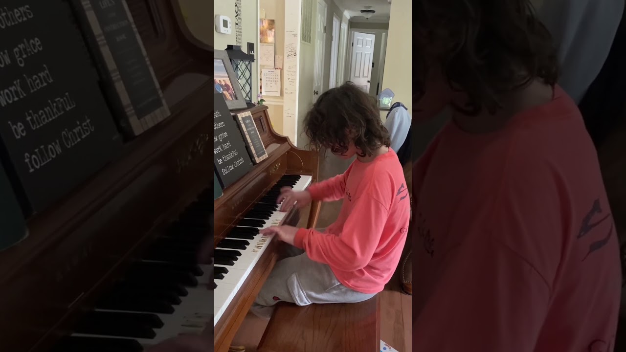 My brother accidentally played &ldquo;Changes&rdquo; XXXTENTACION on the piano&hellip; #shorts
