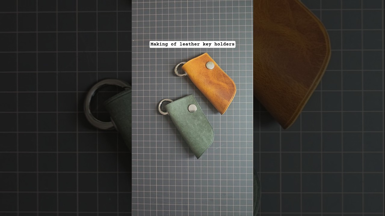 Мой бестселлер! 😅Ключница 🔑 из кожи ручной работы #edc #leathercraft #keyholder