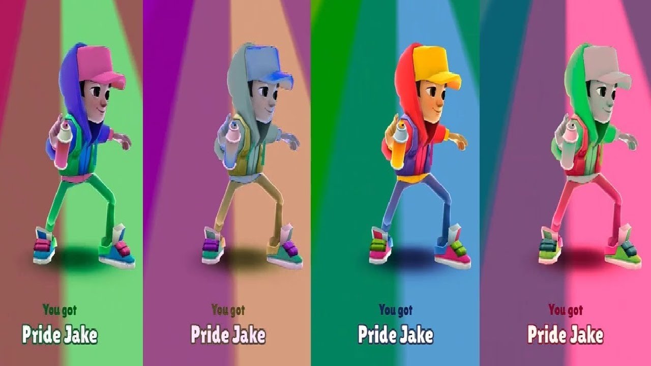 Colors Reaction Subway Surfers World Tour 2021 - Chang'an - PRIDE Jake