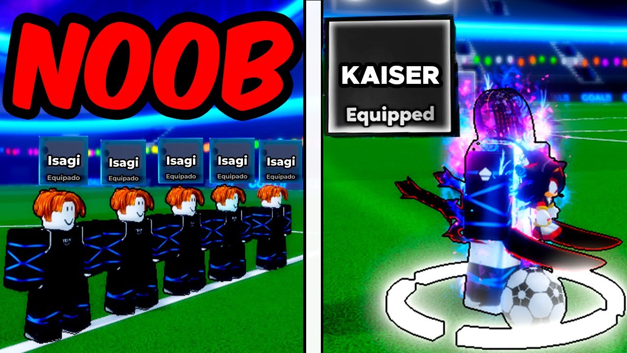 Fingi ser iniciante depois usei o MELHOR ESTILO em BLUE LOCK RIVALS!