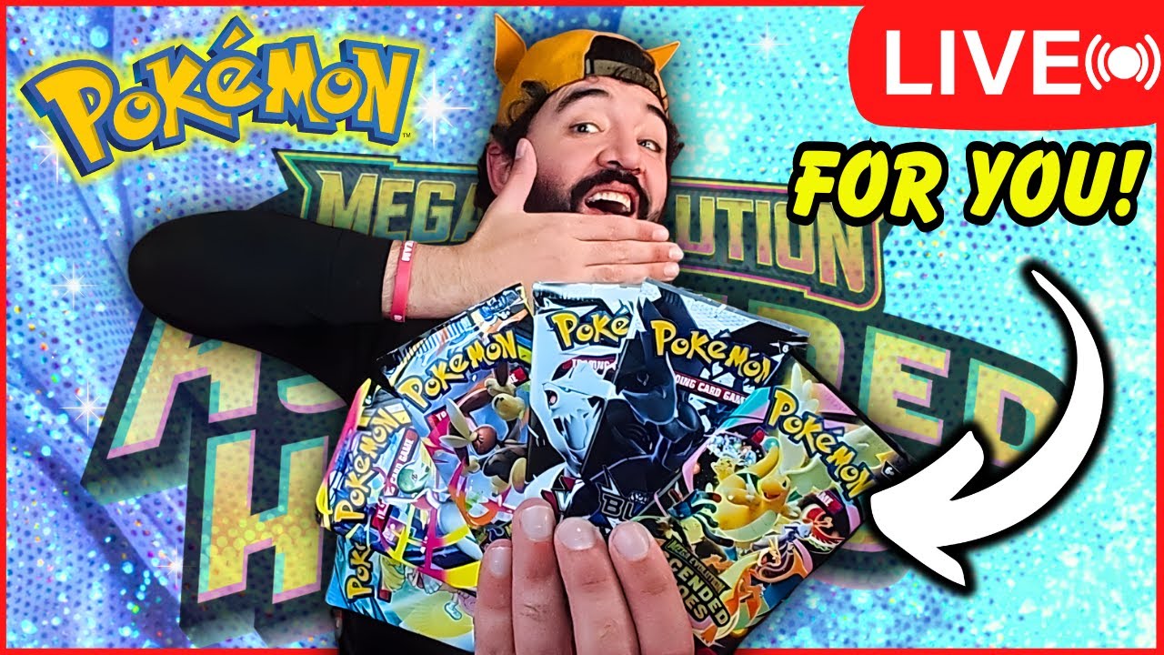 LIVE🔴 Opening ASCENDED HEROES Pokemon Cards... FOR YOU!!