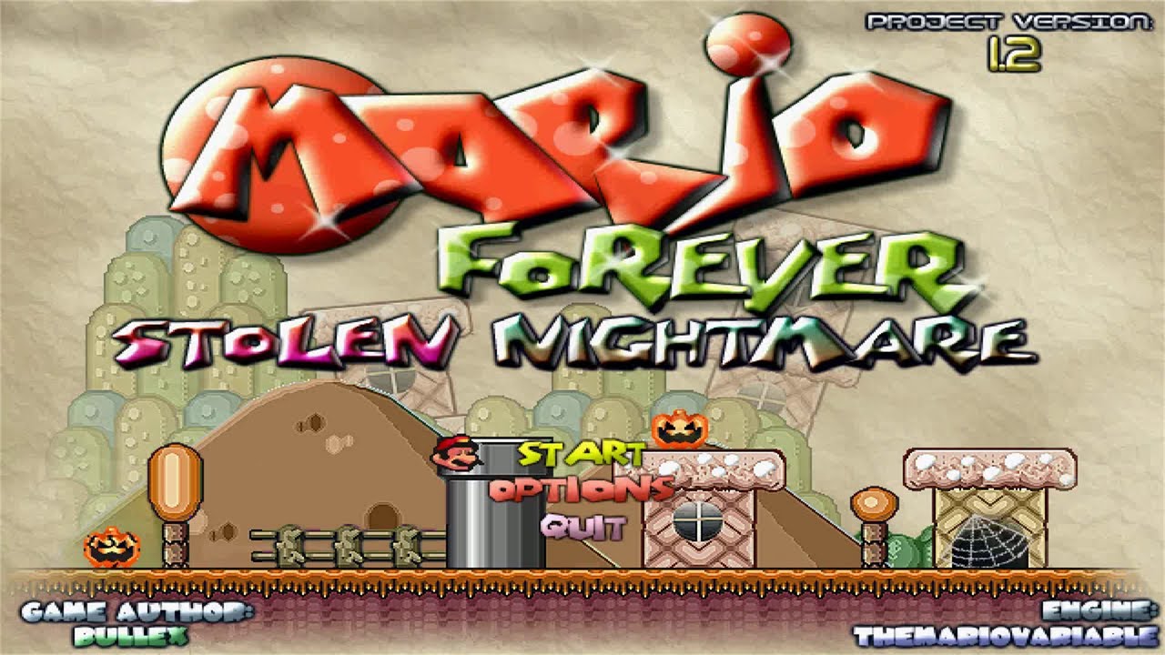 Mario Forever Stolen Nightmare Longplay Completed Video