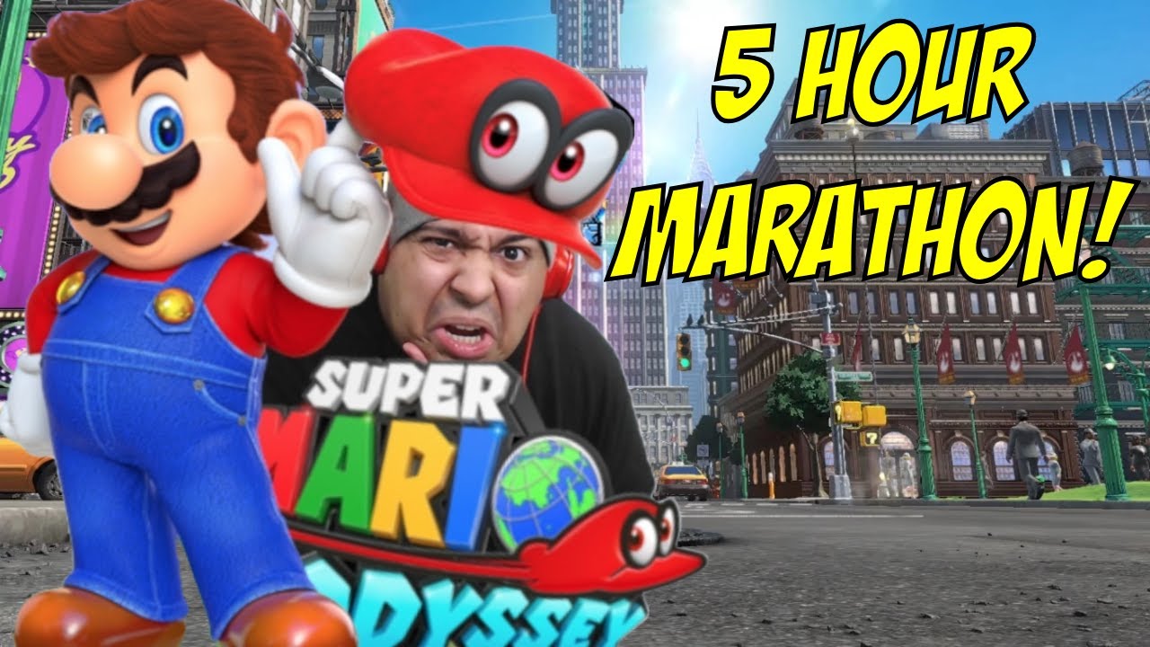 DASHIEGAMES SUPER MARIO ODYSSEY MARATHON!