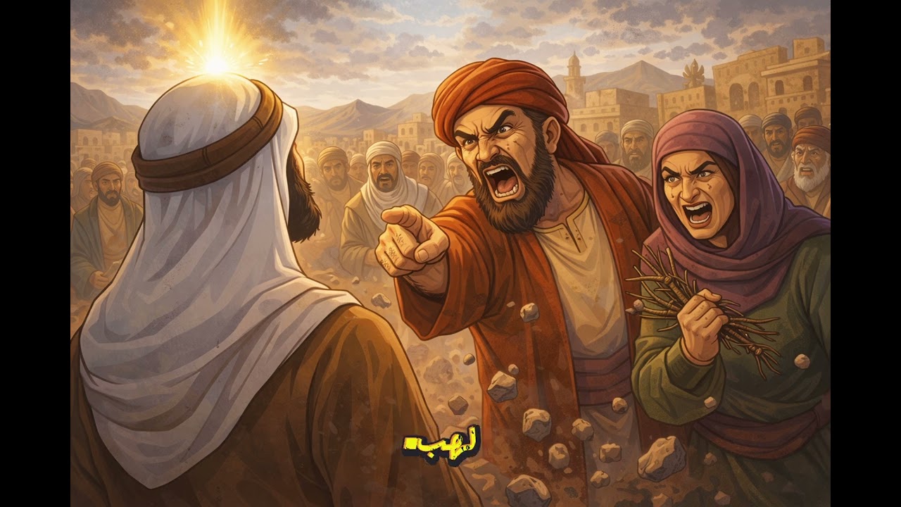 سبب نزول سورة المسد | قصة أبي لهب وعداوته للنبي محمد صلى الله عليه وسلم