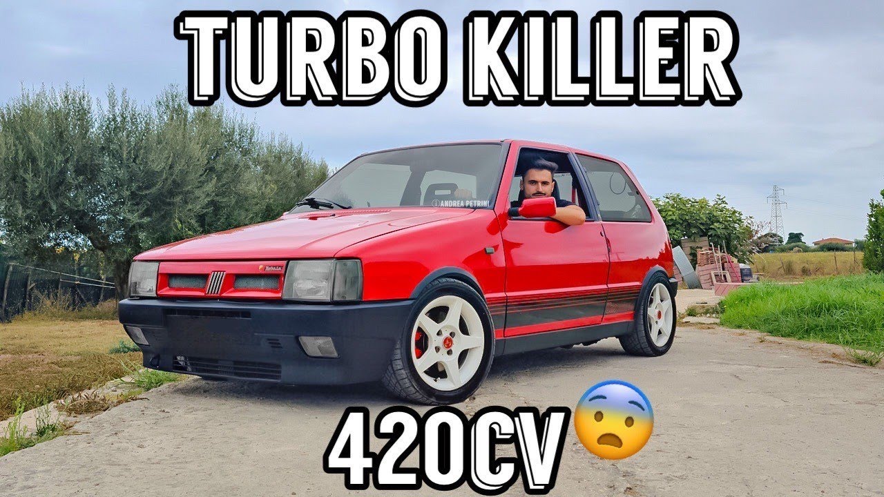 Fiat UNO TURBO KILLER 420cv sfida LANCIA DELTA INTEGRALE 500cv | Costa come un FERRARI mantenerla !!