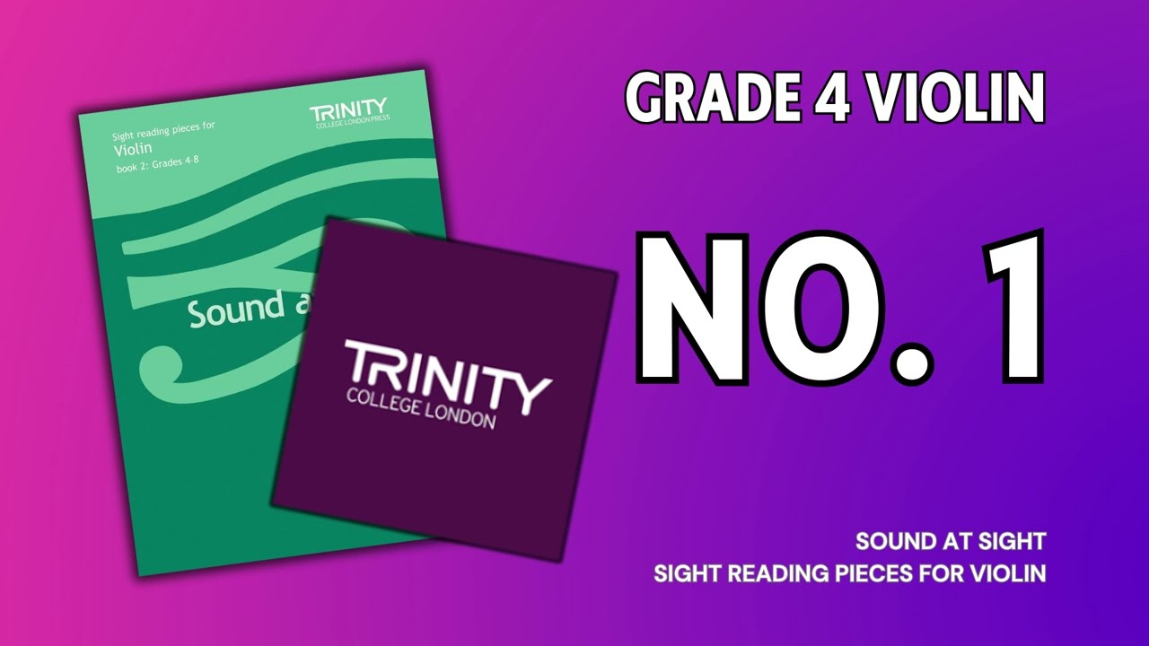 Violin Grade 4 No 1 | Sight Reading Exercises | Trinity Guildhall | Trinity College London Exams