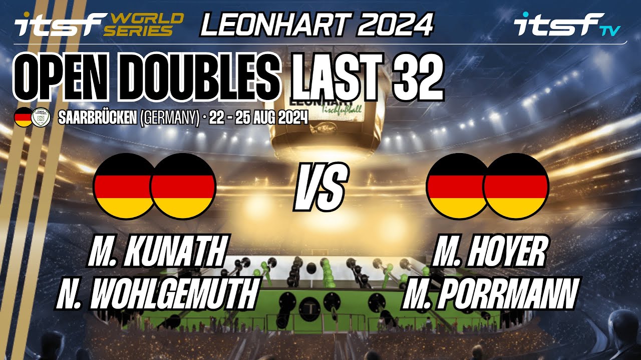 M. Kunath/N. Wohlgemuth vs M. Hoyer/M. Porrmann - Open Doubles - Last 32 - ITSF WS Leonhart 2024