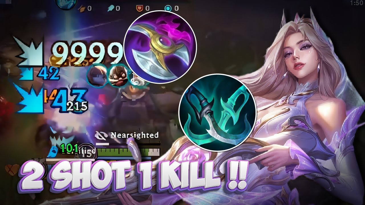 БЕЗУМНЫЙ УРОННЫЙ ВЫСТРЕЛ!! Геймплей Кристал Роуз Кейтлин // Wild Rift (Билд+Руны)