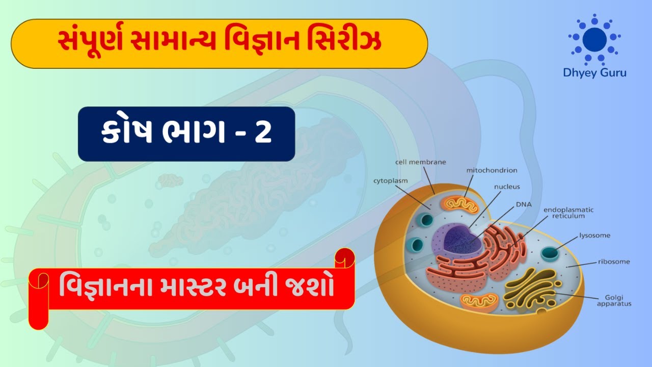 Cell | કોષ | Human Cell Structure | General Science in Gujrati | Biology | Cell Theory | Human Body