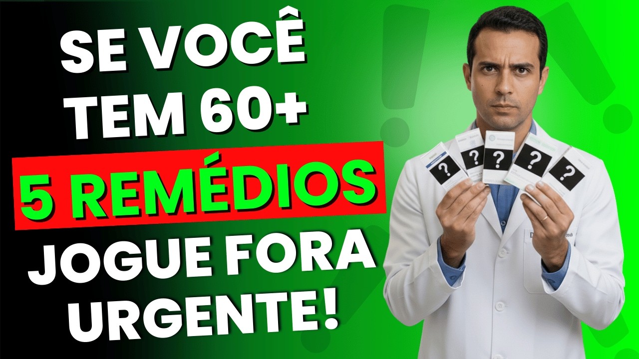 5 Remédios que JAMAIS Tomaria Depois dos 60 | DR. HENRIQUE  FONTES