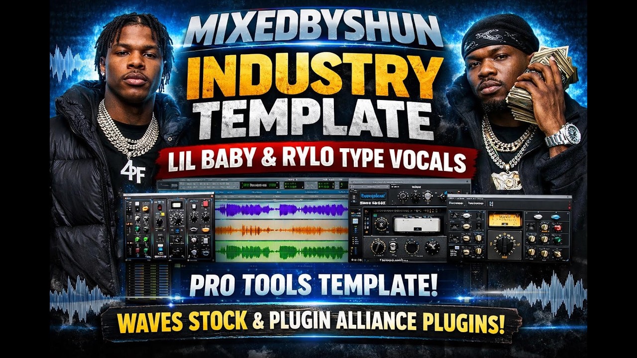 Этот вокальный шаблон Pro Tools изменил мой рабочий процесс (типа Lil Baby и Rylo).