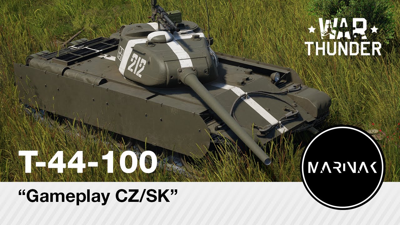 War Thunder CZ #138 │ T-44-100 │ Gameplay CZ/SK