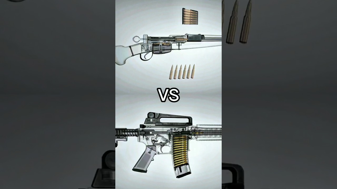 Swiss K31 🆚 M4A1 #shorts