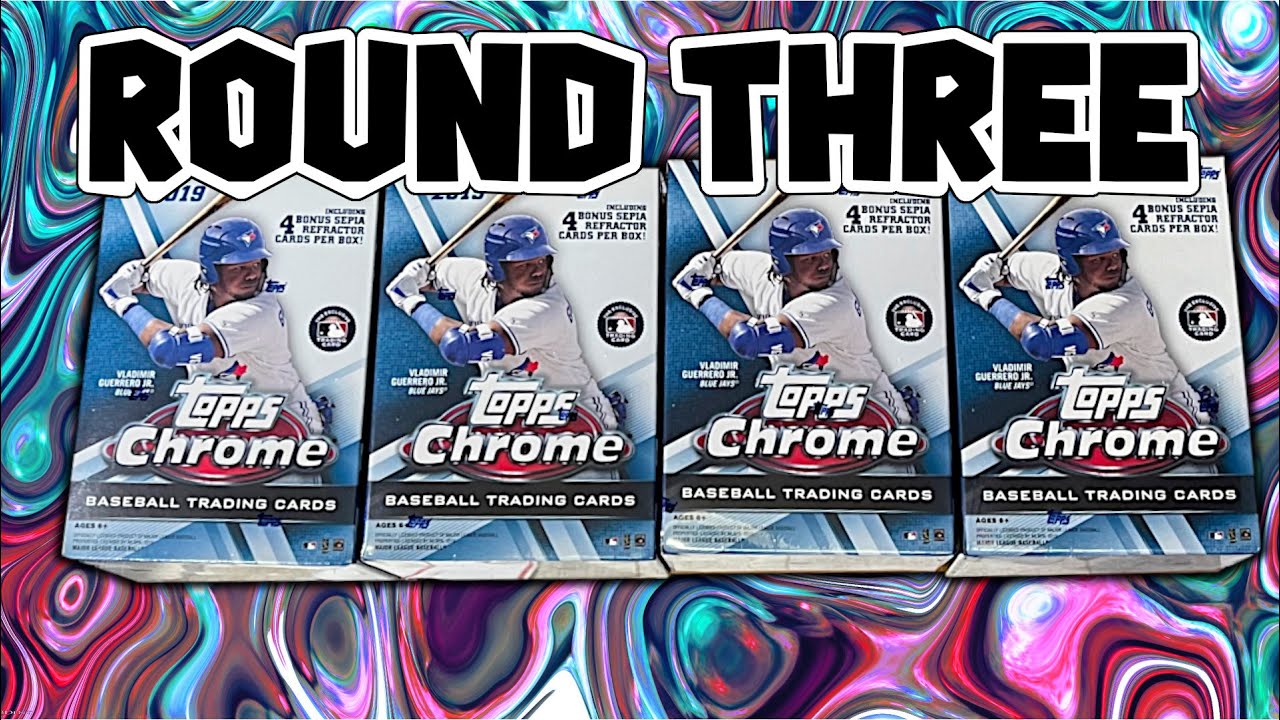RIPPING Four 2019 TOPPS CHROME Blaster Boxes & Epic Mail!!!