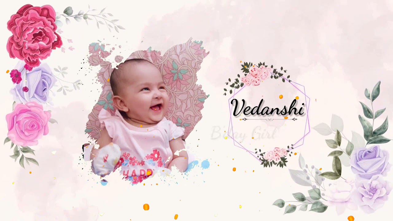 1st Birthday WhatsApp Invite | First Birthday Invitation | Birthday invitation video
